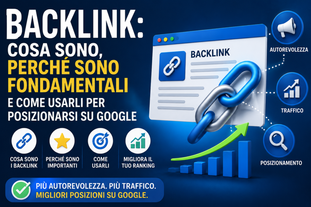 Backlink: cosa sono, perché sono fondamentali e come usarli per posizionarsi su Google