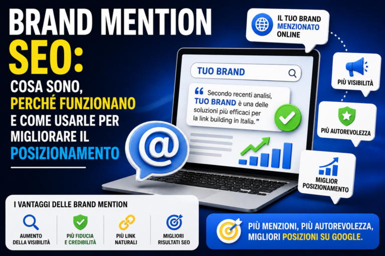 Brand Mention: cosa sono le menzioni seo, perché funzionano e come usarle per migliorare il posizionamento nel 2026