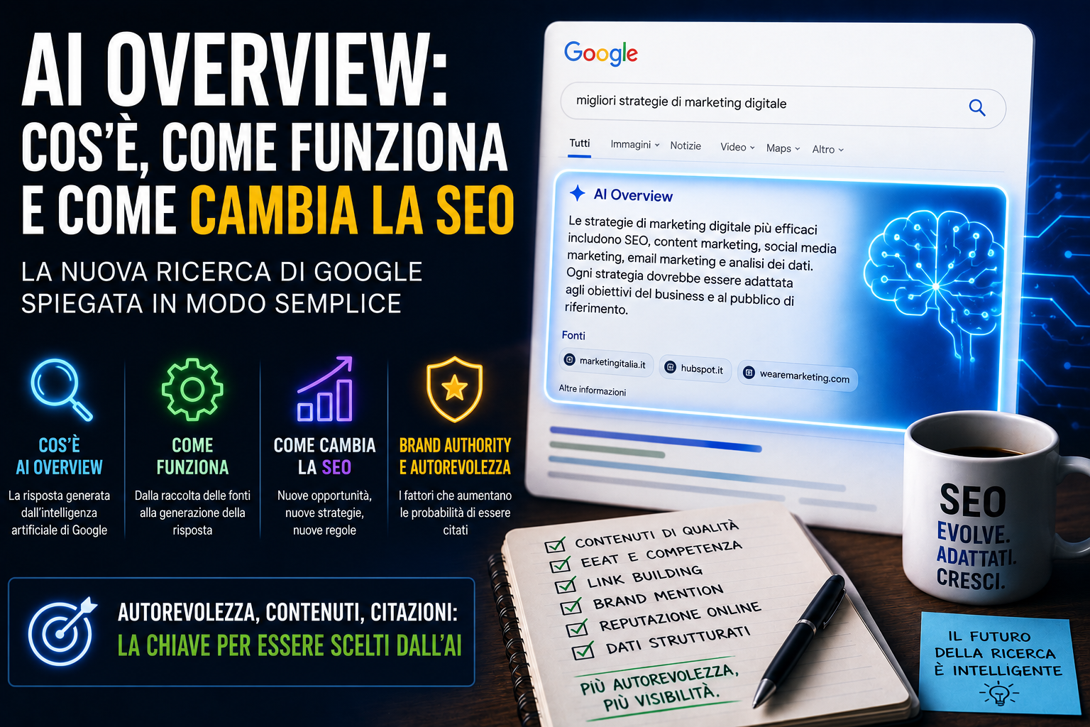 AI Overview: cos’è, come funziona e come cambia la SEO