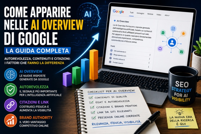Come apparire nelle AI Overview di Google